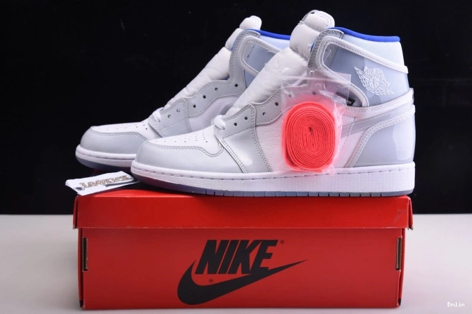 Bmlin White Racer CK6637-104 Zoom Jordan High 1 Blue Air Retro 0810